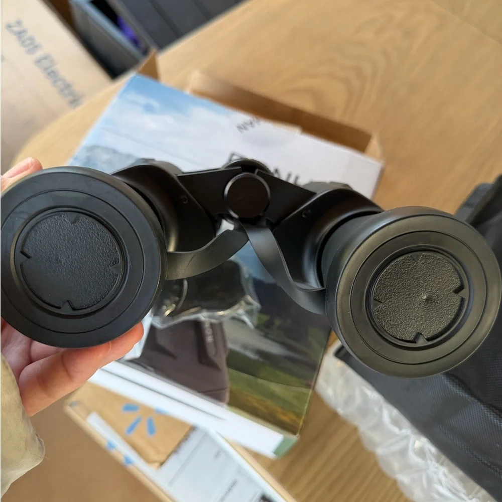 Black Binoculars for Adults High Powered